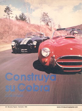 Construya su Cobra - Noviembre 1982