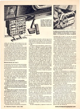 Cómo darle servicio a los autos J Chevrolet - Junio 1982