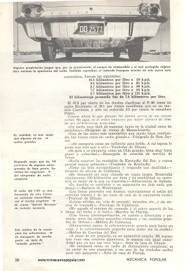 Informe de los dueños: Oldsmobile F-85 - Septiembre 1961