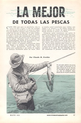 La mejor de todas las pescas - Mayo 1955
