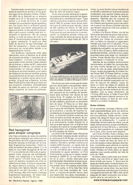 Pequeños botes para gran diversión - Agosto 1985