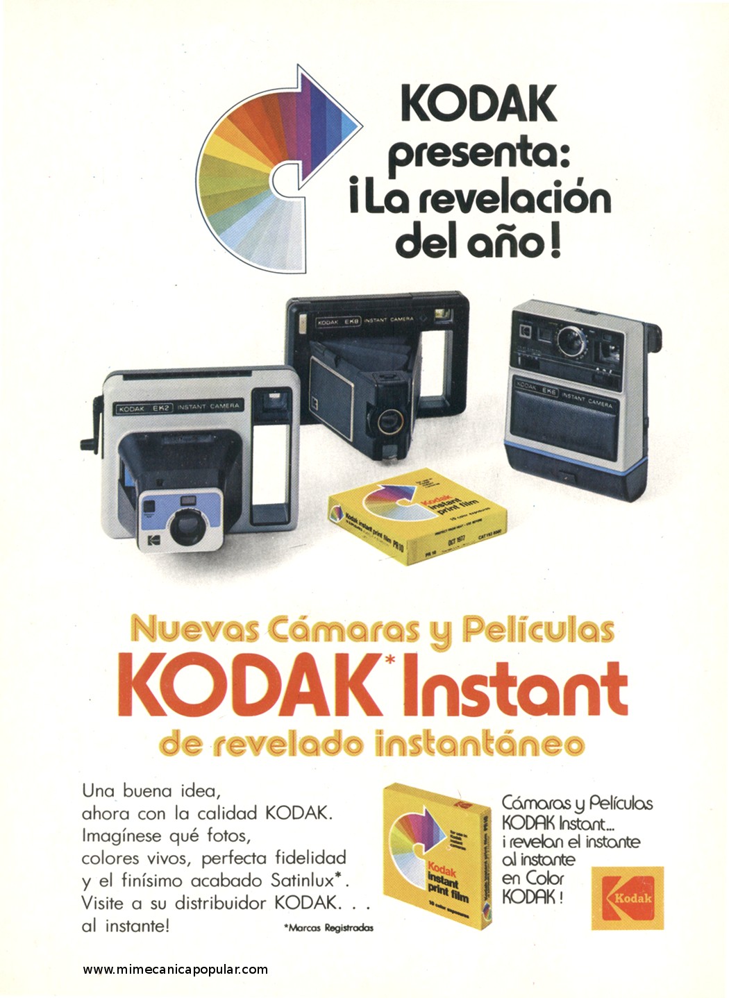 Publicidad - Kodak Instant - Diciembre 1977