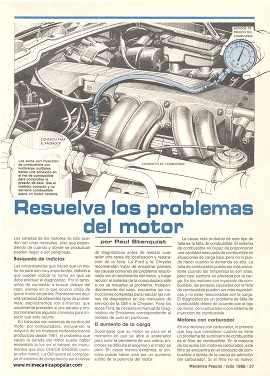 Resuelva los problemas del motor - Julio 1988
