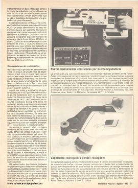 Revolucionan el tocadiscos-tornamesa - Agosto 1983
