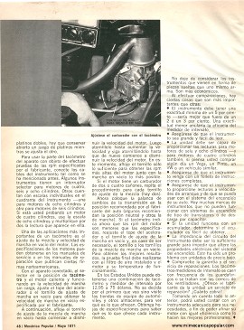 Afinación perfecta del motor - Mayo 1971