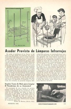 Asador Provisto de Lámparas Infrarrojas - Agosto 1956