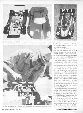 Conduzca un auto de carreras... no importa su edad -Automodelismo - Abril 1972