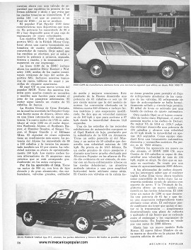 Autos Europeos - Mayo 1966