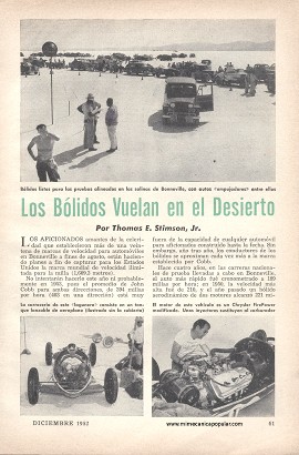Los Bólidos Vuelan en el Desierto - Diciembre 1952