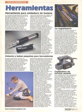 Conozca sus herramientas - Enero 1995