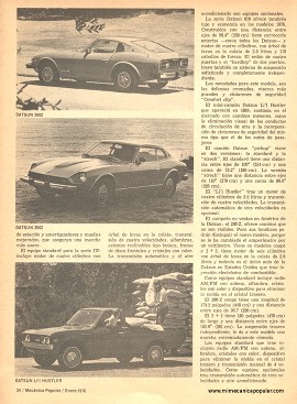El Datsun de 1976 - Enero 1976