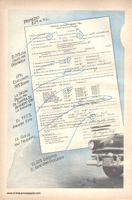 El Ford Seis Visto por sus Dueños - Junio 1953