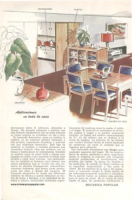 Lo Que Usted Puede Hacer Con Laminados Decorativos - Diciembre 1952