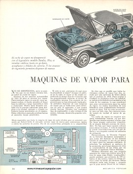 Máquinas de Vapor para Autos - Julio 1965