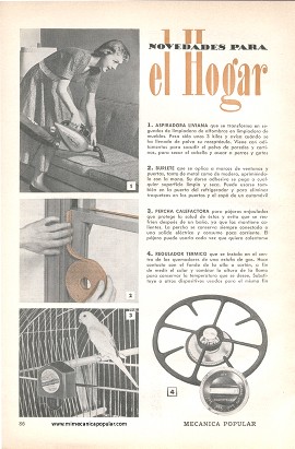 Novedades para el Hogar - Junio 1955