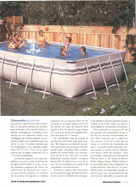 Todo lo que necesitas saber de piscinas superficiales - Julio 2002