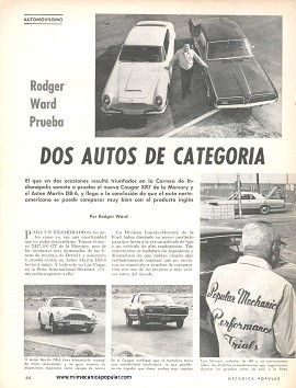 Rodger Ward Prueba Dos Autos de Categoría - Junio 1967