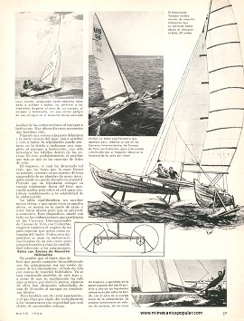 El secreto de esos veloces veleros - Mayo 1964