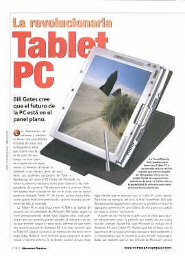 La revolucionaria Tablet PC - Noviembre 2002
