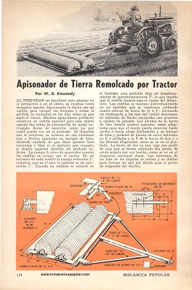 Apisonador de Tierra Remolcado por Tractor - Julio 1951
