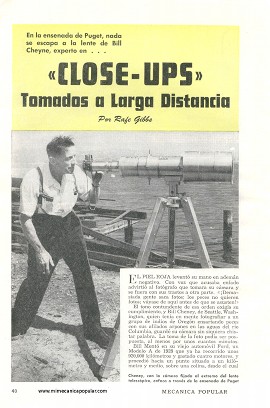Close-Ups Tomados a Larga Distancia - Mayo 1951