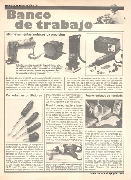 Conozca sus Herramientas - Julio 1985