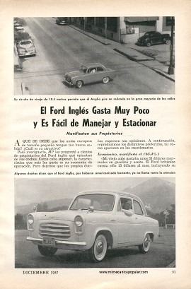 El Ford Inglés Anglia Visto por sus Dueños - Diciembre 1957