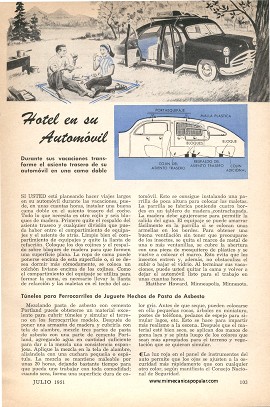 Hotel en su Automóvil - Julio 1951