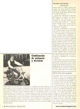Motores Eléctricos para Botes - Noviembre 1974