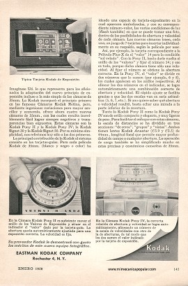 Publicidad - Kodak - Enero 1958