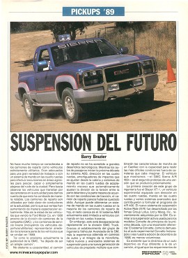 La suspensión activa de la General Motors - Abril 1989