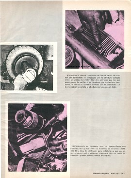 Fácil manera de cambiar un generador VW escarabajo-sedan - Abril 1971