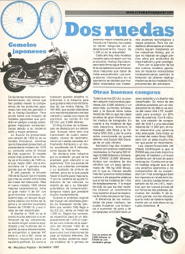 Dos ruedas - Gemelos japoneses - Diciembre 1987