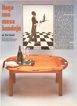Haga una mesa bandeja - Agosto 1987
