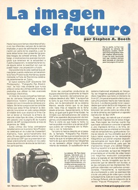 Fotografía: La imagen del futuro - Agosto 1987