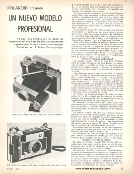 Polaroid presenta: Land Camera Modelo 180 - Abril 1966