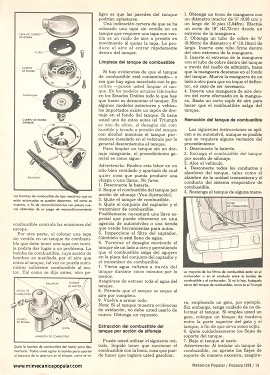 Cómo reparar sistemas de combustible - Febrero 1978