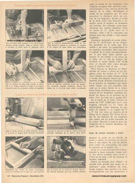 Cómo hacer las juntas de cola de milano - Diciembre 1977