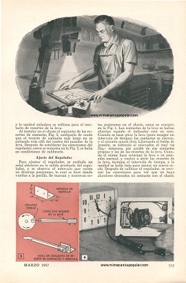 Fotografía: Regulador de Exposición Con Motor Sincrónico - Marzo 1957