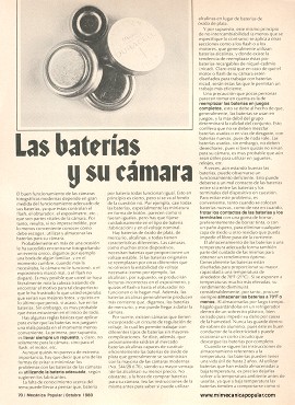 Las baterías y su cámara - Octubre 1980
