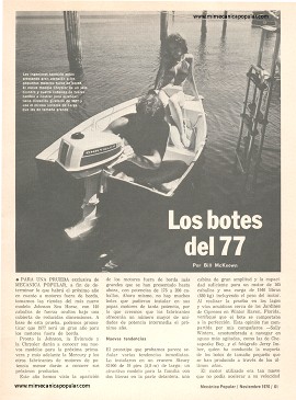 Los botes del 77 - Noviembre 1976