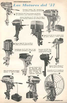 Los Motores Fuera de Borda del 57 - Julio 1957