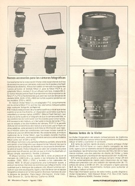 Para el Fotógrafo - Agosto 1984