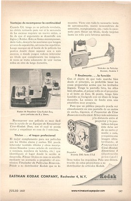 Publicidad - Kodak - Julio 1957