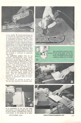 Cómo Cortar Lámina Metálica - Octubre 1952