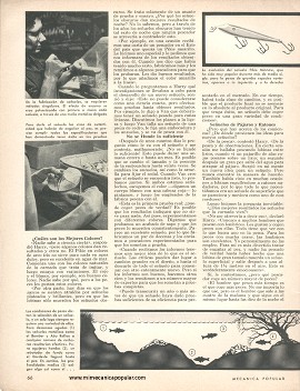 Para el Pescador: El Secreto de los Señuelos - Noviembre 1964