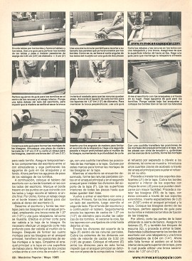 Construya Su Escritorio Para su Computadora - Mayo 1985