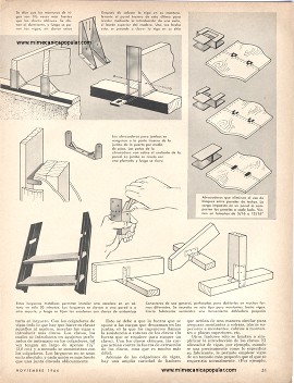 Herrajes que simplifican la construcción de armazones - Noviembre 1964