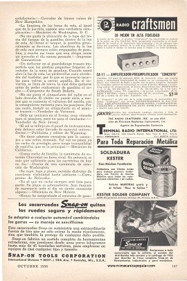 Informe de los dueños: Chevrolet-V8 - Octubre 1956