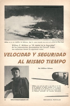 Velocidad y Seguridad al Mismo Tiempo - Mayo 1957